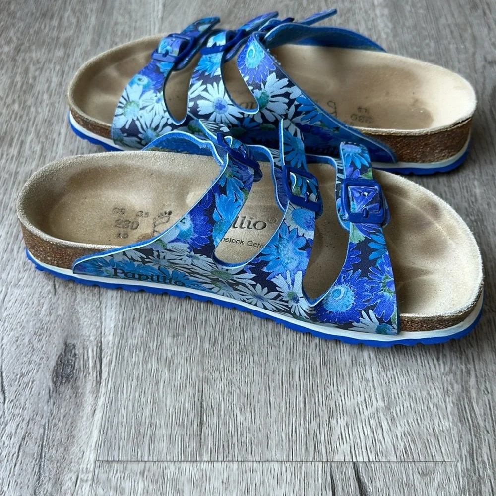 Birkenstock Papillio floral Florida sandal. - Picture 6 of 9